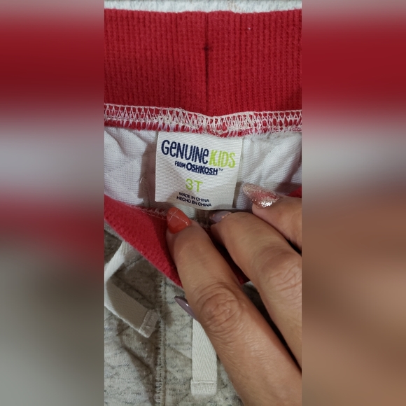 2PC Genuine Kids Bomber Sweater Jacket and Sweatpants Size 3T - Picture 9 of 11